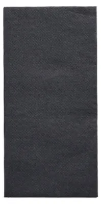 Produktbild von Servietten "DAILY Collection" 1/8-Falz 32 cm x 32 cm schwarz