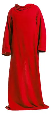 Immagine prodotto di Verk Coperta TV in pile con maniche Snuggie 180 x 140 cm rosso