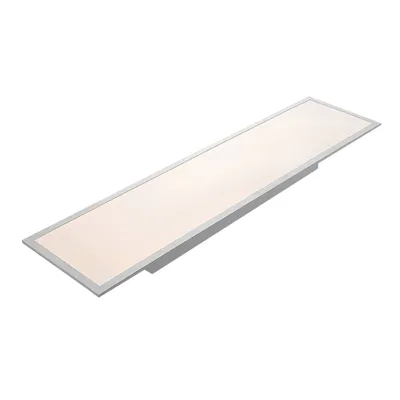 Produktbild von Lindby LED-Panel Stenley, 4.000 K, 120cm x 30cm, silber/weiß