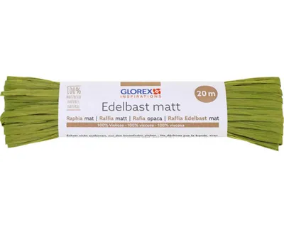 Produktbild von Edelbast Viskose matt olive 20 m