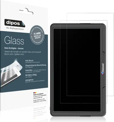 Produktbild von 2x Schutzfolie für Elebest City 90K matt - Anti-Shock 9H Folie dipos Glass Kunststoffglas