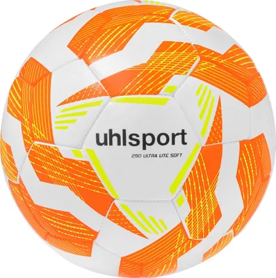 Produktbild von Uhlsport 290 Ultra Lite Soft Trainingsball - Weiß / Neonorange / Neongelb