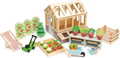 Produktbild von Tender Leaf Toys Gewächshaus (Material Holz, Bunt, Kinderspielzeug) 7508371