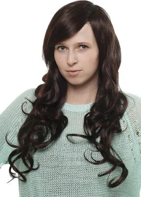 Produktbild von WIG ME UP Perücke Damenperücke leichte Locken Dunkelbraun Mix 3433-2T33