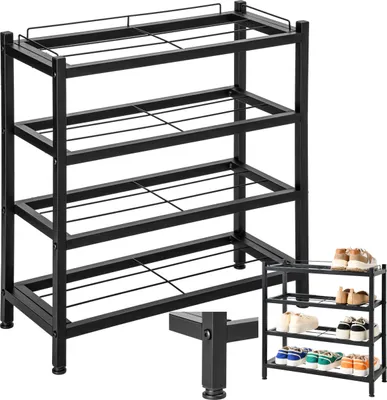Obrázek produktu pro Loftový botník Viena 4 úrovně černý