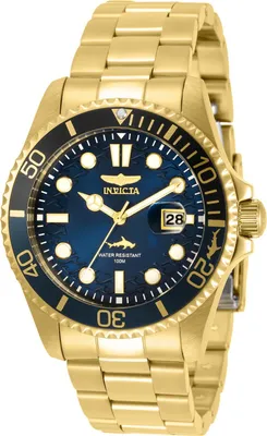 Obrázok produktu pre Invicta Pro Diver 30810 Pánske Hodinky - Quartz Hnutie - Nerezová Oceľ s Modrým Ciferníkom - 43 mm