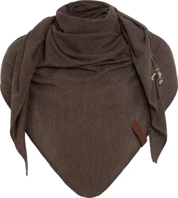 Produktbild von Knit Factory Lola Dreieckstuch - Urban Brown - 190x85 cm