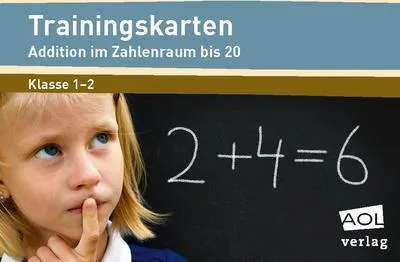 Obrázok produktu pre Trainingskarten: Addition im Zahlenraum bis 20