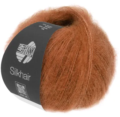 Produktbild von Lana Grossa SILKHAIR 25 g feines Lace-Garn aus Superkid-Mohair und Seide in 64 Farben 210 m Farbe 181 - Rost