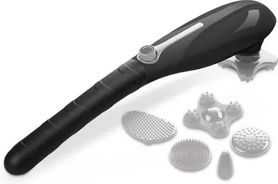 Productafbeelding van Handmassageapparaat - Schokmassageapparaat - Compact en efficiënt - Zwart