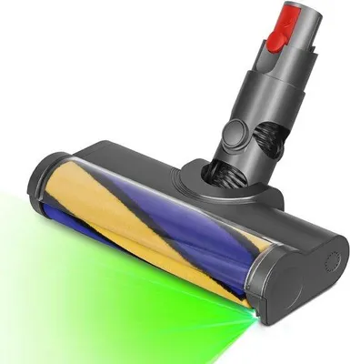 Productafbeelding van Geschikt voor: Toepasbare LED-stofzuigerborstel van zachte stof, compatibel met Dyson V12 Detect Slim, ideaal voor gebruik op hardhouten vloeren