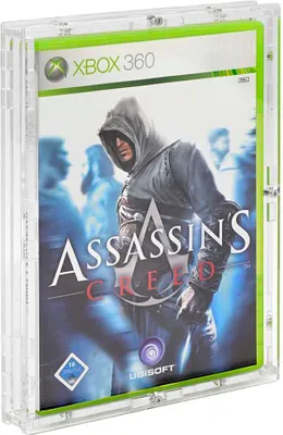 Produktbild von Verschraubtes Acryl Case / Schutzbox aus glasklarem Acrylglas für Xbox 360 Spiel in/ UV-Schutz / Acrylbox / Protector / Transparent - Zeigis®