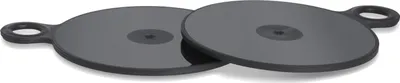 Produktbild von Wicked Chili -2 Set- 75mm 3M Klebe-Befestigungsplatte fürs Auto Armaturenbrett (kompatibel mit Garmin, TomTom & Navigationsgeräten GO, Start, Via, Camper, Rider, Drive-Smart, -Assist, Nuvi) schwarz
