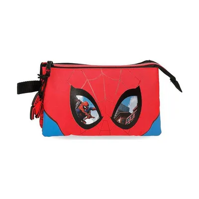 Immagine prodotto di Astuccio triplo multiuso Spiderman rosso 22 x 12 x 5 cm