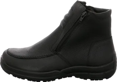Zdjęcie produktu dla Sznurowane buty za kostkę dla mężczyzn w kolorze czarnym