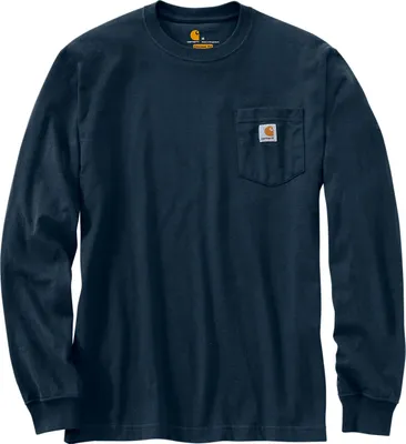 Produktbild von Carhartt Workwear Pocket Langarmshirt (Dark Blue,S)