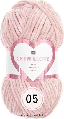 Produktbild von Creative Chenillove Rico Chenille (100g/110m) 05 rosa
