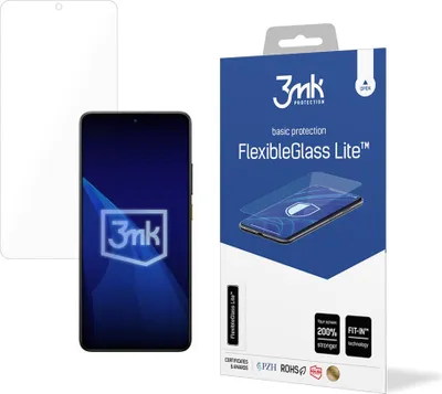 Zdjęcie produktu dla 3mk szkło hybrydowe FlexibleGlass Lite do POCO X7 Pro 0.16mm 6H