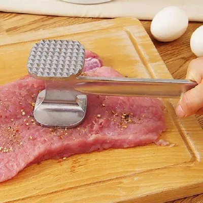 Productafbeelding van CHPN – Vleeshamer – Vleesverwerker – Vleesmaler – Vleeshamer – Hamer – Keukenaccessoire – Aluminium – Vleeshamers – Schnitzelpers – Steakhamer