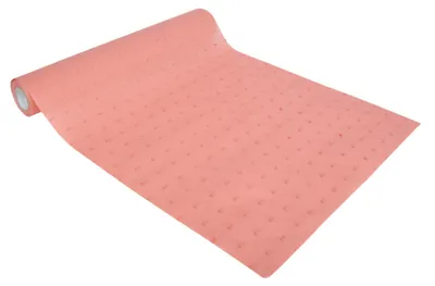Productafbeelding van Wasbare tafelkleed Plumetis, oudroze, 28 cm x 5 meter, herbruikbaar