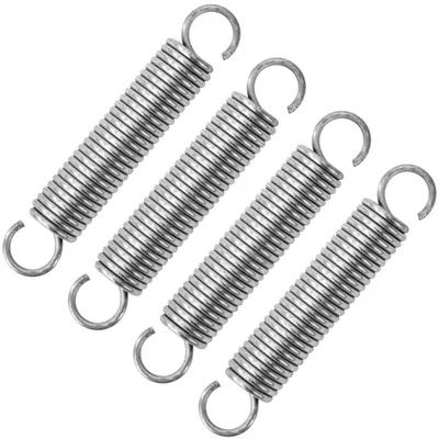 Zugfedern 65 mm, Doppelhaken, Edelstahl, 1,6 mm Ø, 4 Stück