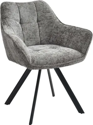 Produktbild von Esszimmerstuhl HLO-CP114 Stoff dunkelgrau