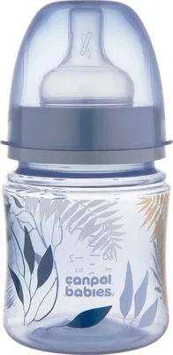 Zdjęcie produktu dla Canpol Butelka niemowlca, antykolkowa EasyStart Sleepy Gold 0m+ 35/239 Blue 120ml