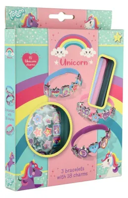 Produktbild von Totum Slide Charm Bracelets, Armbänder-Bastelset für Kinder, 3 Jahr(e), Mehrfarbig