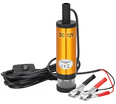Imagen del producto de Bomba de aceite de 12 V para diésel y agua, de 38 mm, con abrazadera