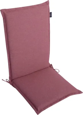 Produktbild von LILENO HOME Gartenstuhl Auflagen als [1er Set - Hochlehner] in Rot - bequeme Liegen als Sitzauflagen für Gartenmöbel - Stuhlkissen für Gartenstühle und Klappstühle MALT