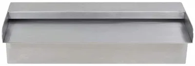 Produktbild von vidaXL Pool-Wasserfall Fontäne Rechteckig Edelstahl 30 cm