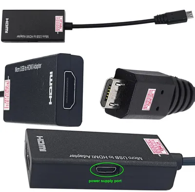 Produktbild von MHL Micro USB to HDMI Adapter 1080P HDTV Cable for Huawei Samsung Sony LG HTC