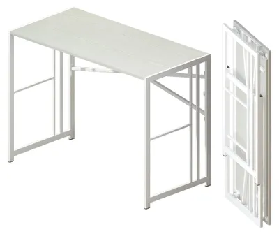 Produktbild von Klappschreibtisch 40" ohne Montage in Weiß