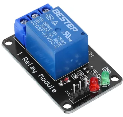 Obrázok produktu pre 1 Reléový modul Zariadenie Elektronické ovládacie príslušenstvo Bez optočlenu Tabuľa 3,3 V