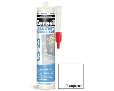 Obrázek produktu pro Sanitární silikon Ceresit 25 280 ml transparentní