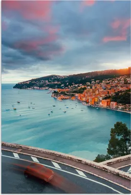 Produktbild von MuchoWow® Poster Stadt - Küste - Wasser 80x120 cm - Papierdruck
