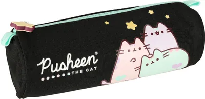 Obrázek produktu pro Pusheen Pastelový černý tubový penál