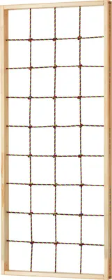 Produktbild von Kletternetz mit Rahmen Klettergerüst Kletterwand Kinder Kindergarten, 180x36 cm