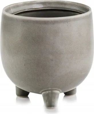 Immagine prodotto di Vaso in Vetroceramica su gambe 14 cm verde oliva