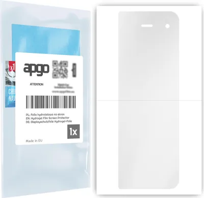 Produktbild von apgo Schutzfolie für Samsung Galaxy Fold, Hydrogel Displayschutzfolie, Hydrogel-Folie mit Positionierhilfe TPU 5D [Klar]
