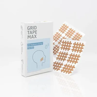 Produktbild von GRID TAPE MAX Gitterpflaster mit 1% Hyaluron Mix