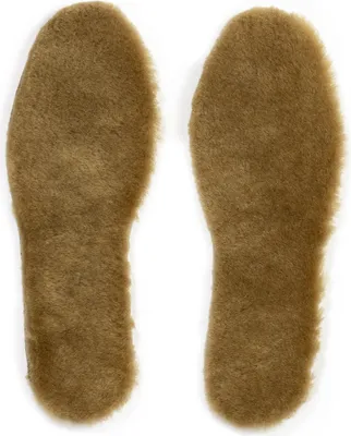 Produktbild von Winter Einlegesohle – Echtes Merino Schaffell, warm & weich, 45 Braun