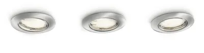 Produktbild von Philips SMARTSPOT Einbauspot 597431716, Einbaustrahler, GU10, 3 Glühbirne(n), Fluoreszierend, 2700 K, Chrom