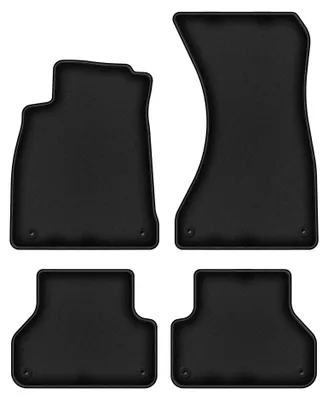 Image de Tapis de sol en moquette pour Audi A5 5FA 2017- (Sportback) – jeu 4 pièces, noirs, sur mesure – Wielganizator DURBAN