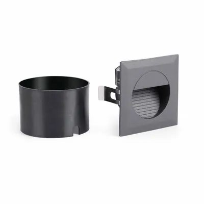 Produktbild von Faro 70402, Deckenbeleuchtung für den Außenbereich, Dunkles Grau, Aluminium, IP44, II, 1,2 W