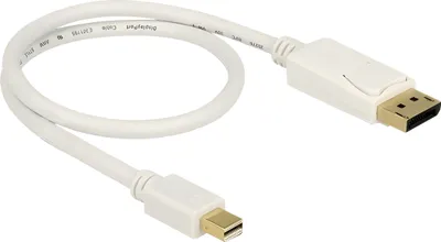 Obrázek produktu pro DeLOCK Mini Displayport/Displayport, 0.5 m, 0,5 m, Mini DisplayPort, DisplayPort, Samec, Samec, 3840 x 2160 px