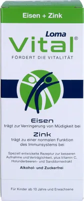 Produktbild von Lomavital Eisen+Zink, 500 ml FLU