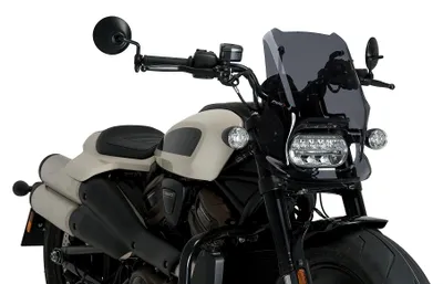 Produktbild von Windschild Puig New Generation Sport 460 x 370 mm mit ABE für Harley Davidson Sportster S RH1250S Bj. 2021 - 2026