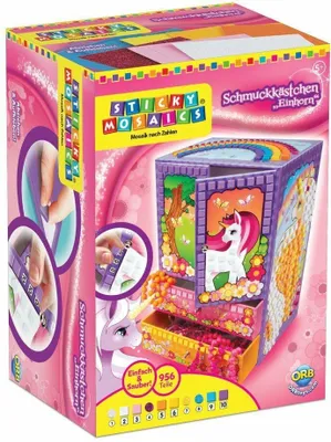 Produktbild von Sticky Mosaics Magical Unicorn Jewelry Box