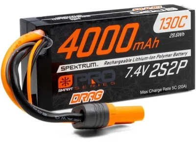 Produktbild von Spektrum 7.4V 4000mAh 130C IC5 Modellbauakkus